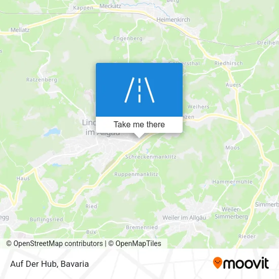 Карта Auf Der Hub