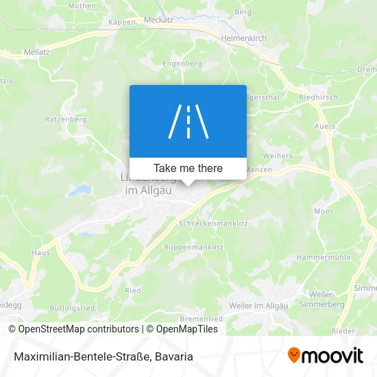 Карта Maximilian-Bentele-Straße