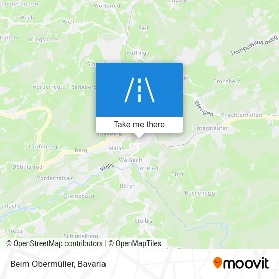 Карта Beim Obermüller