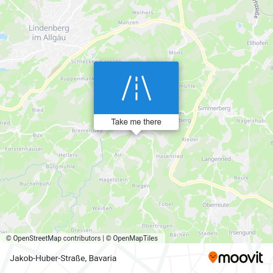 Jakob-Huber-Straße map