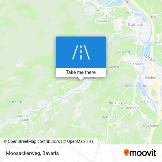 Карта Moosackerweg