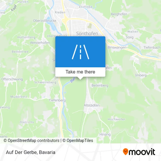 Карта Auf Der Gerbe
