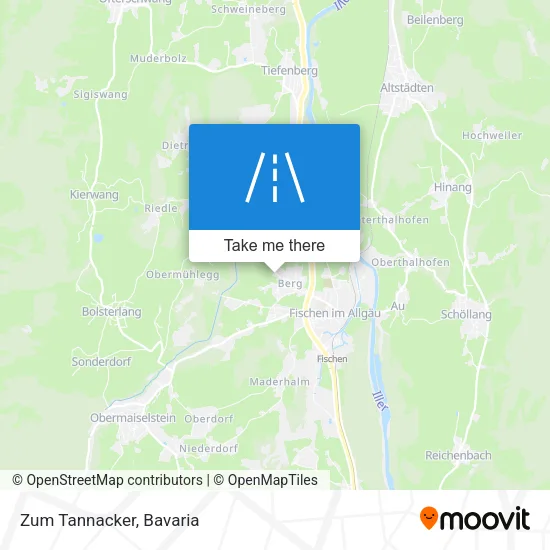 Карта Zum Tannacker