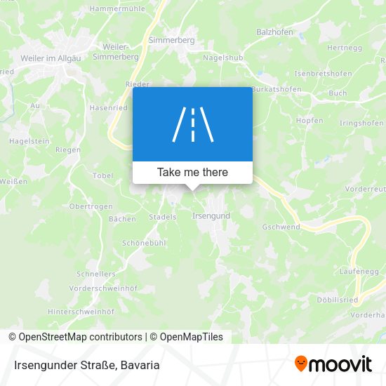 Irsengunder Straße map