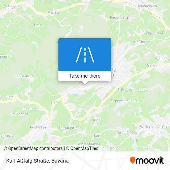 Карта Karl-Aßfalg-Straße
