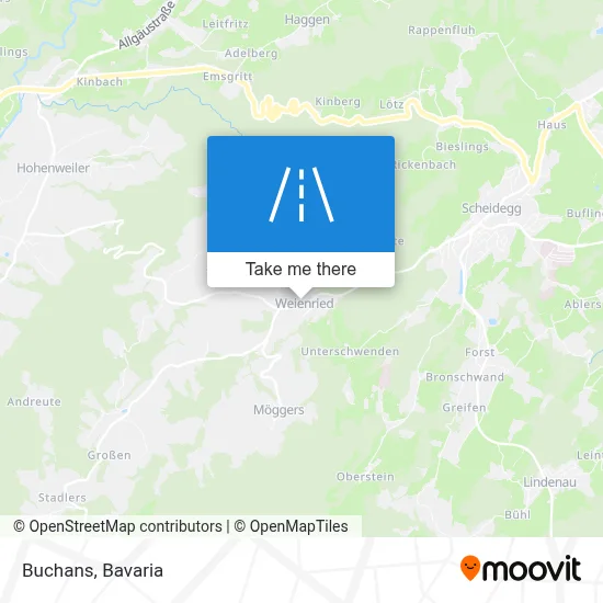 Buchans map