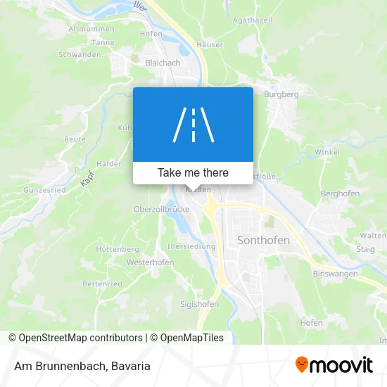 Карта Am Brunnenbach