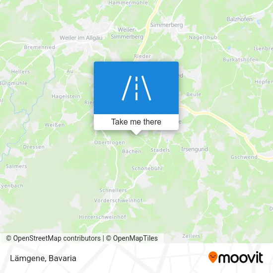 Карта Lämgene
