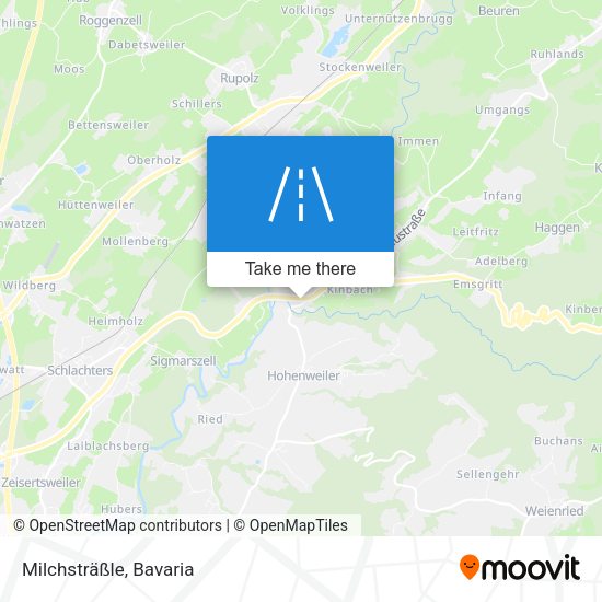 Milchsträßle map