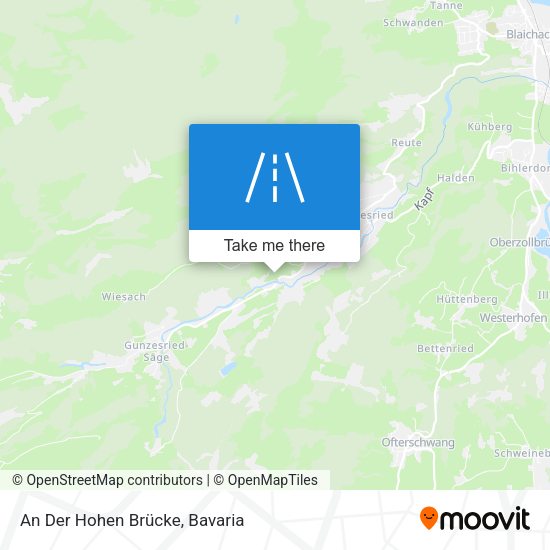 An Der Hohen Brücke map