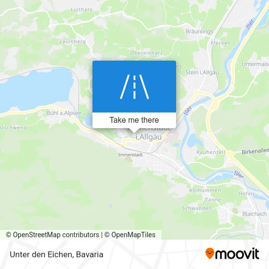 Карта Unter den Eichen
