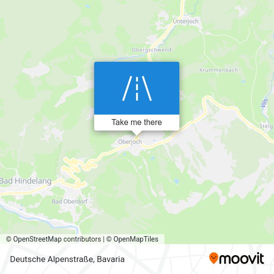 Deutsche Alpenstraße map