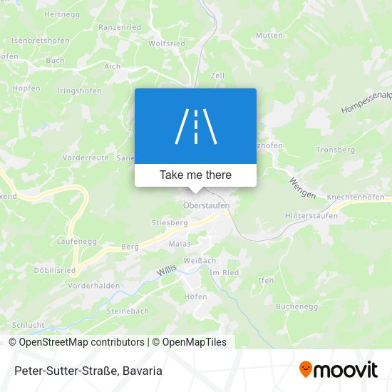 Peter-Sutter-Straße map
