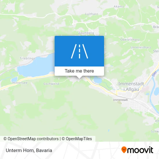 Карта Unterm Horn