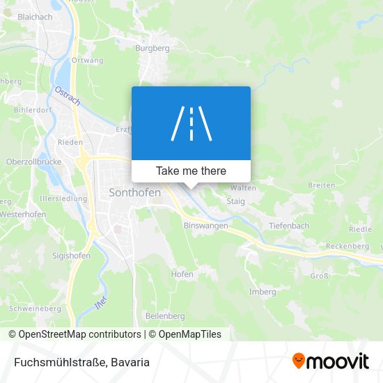 Fuchsmühlstraße map