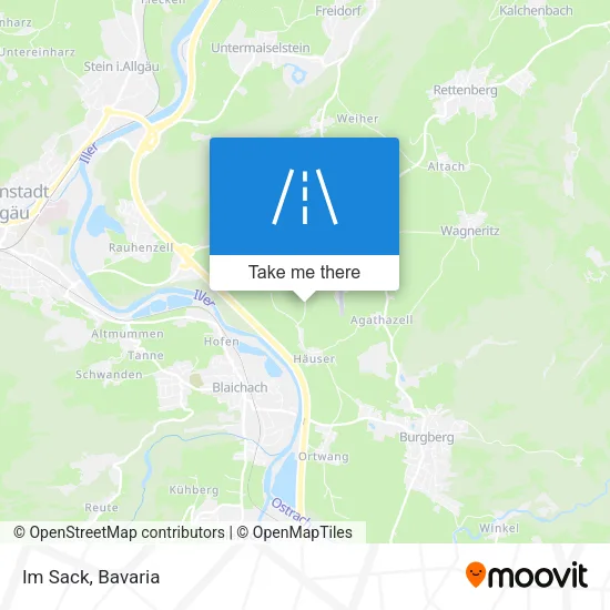 Карта Im Sack