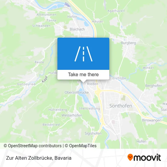 Карта Zur Alten Zollbrücke