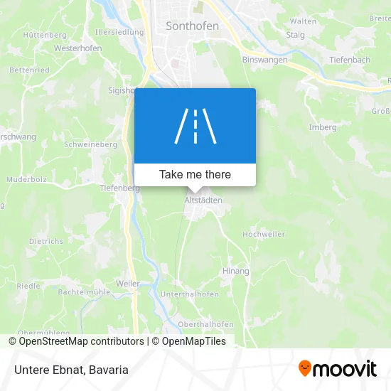 Карта Untere Ebnat