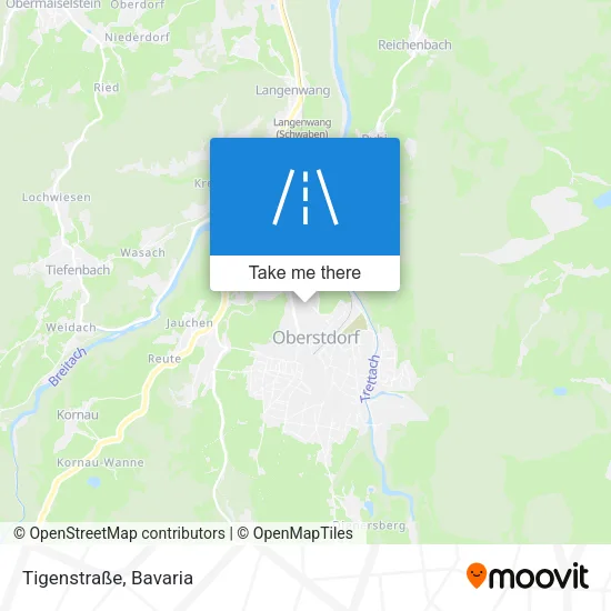 Tigenstraße map
