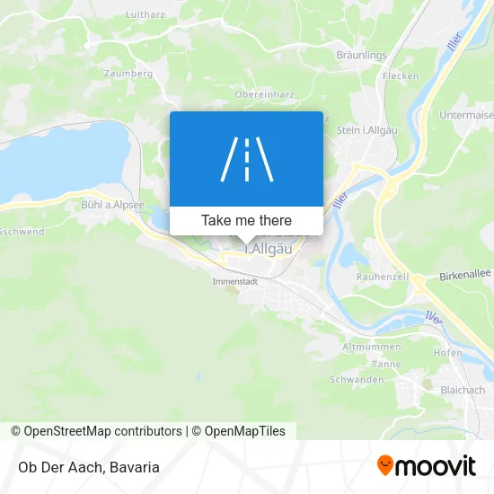 Карта Ob Der Aach