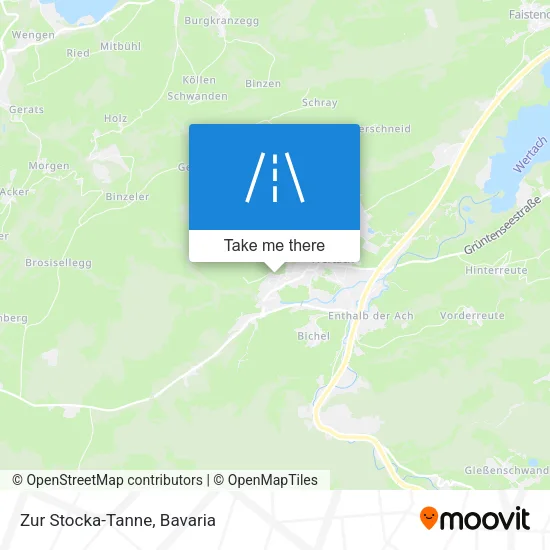 Карта Zur Stocka-Tanne