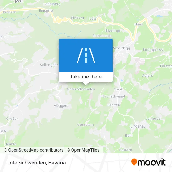 Карта Unterschwenden