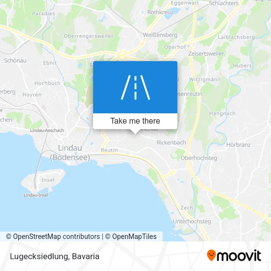 Карта Lugecksiedlung