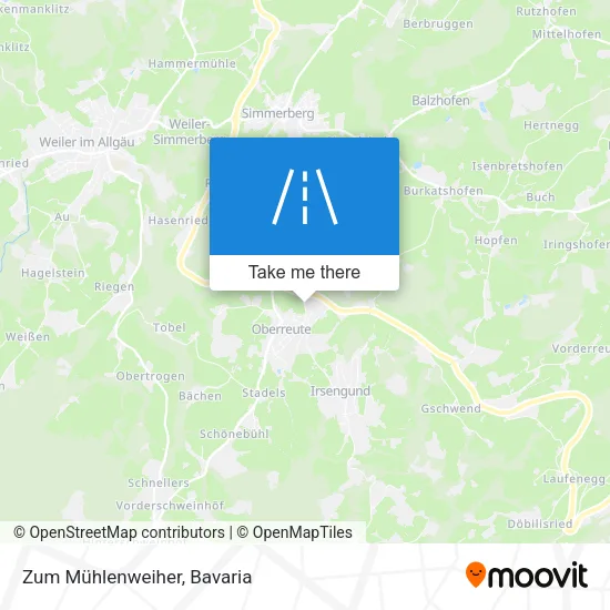 Карта Zum Mühlenweiher