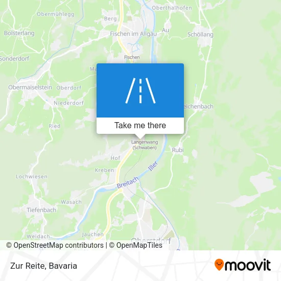 Карта Zur Reite