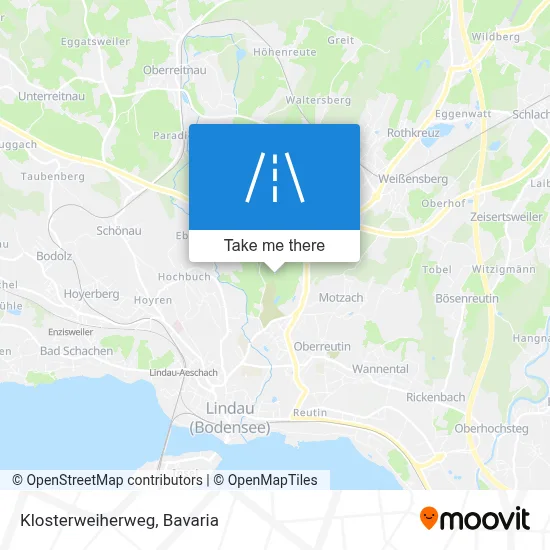 Klosterweiherweg map