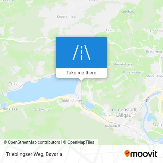 Карта Trieblingser Weg