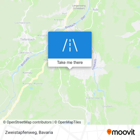 Карта Zweistapfenweg