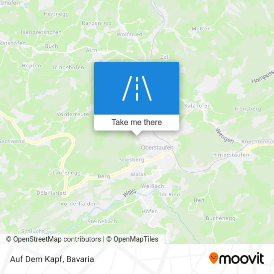 Карта Auf Dem Kapf