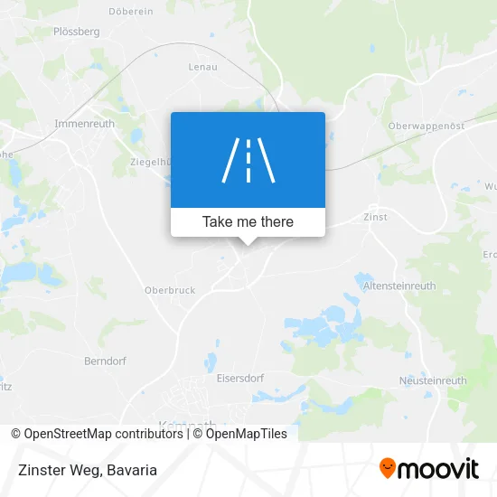 Карта Zinster Weg