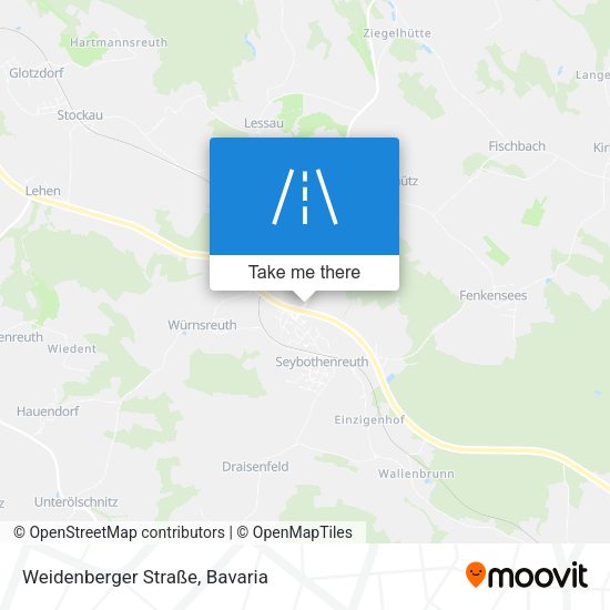 Weidenberger Straße map