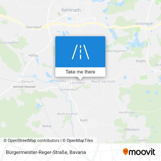 Bürgermeister-Reger-Straße map