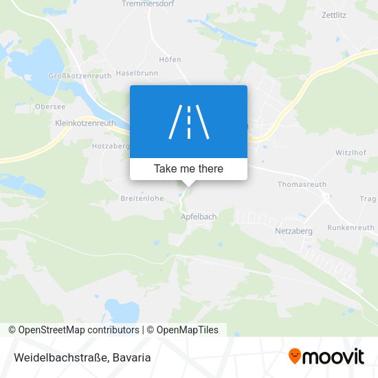 Weidelbachstraße map