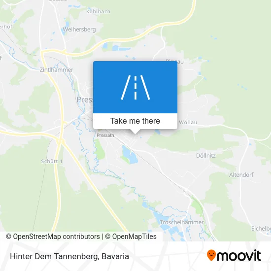 Карта Hinter Dem Tannenberg