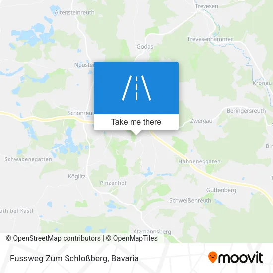Карта Fussweg Zum Schloßberg