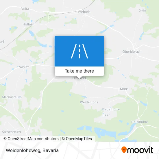 Карта Weidenloheweg