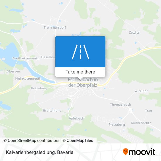 Kalvarienbergsiedlung map