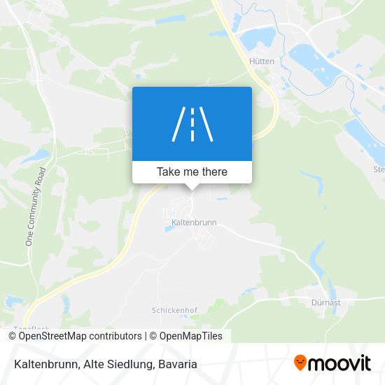 Kaltenbrunn, Alte Siedlung map