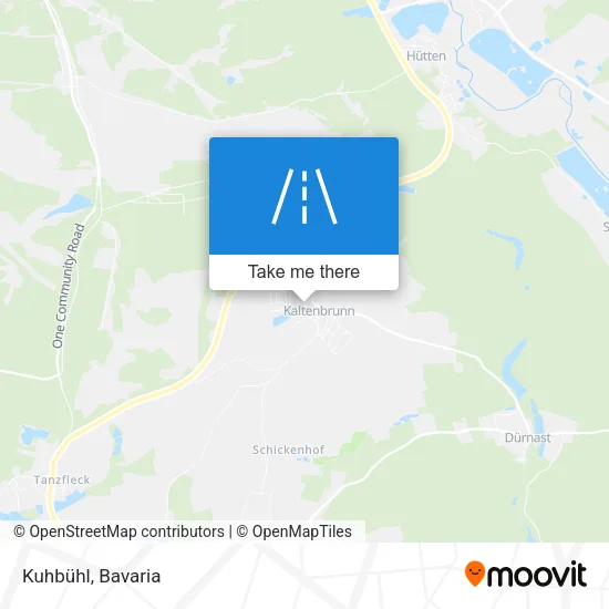 Карта Kuhbühl