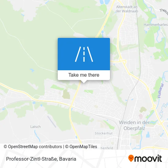 Карта Professor-Zintl-Straße