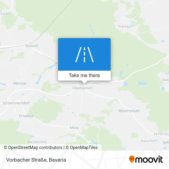 Карта Vorbacher Straße