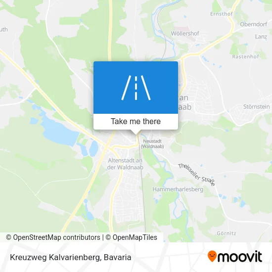 Карта Kreuzweg Kalvarienberg