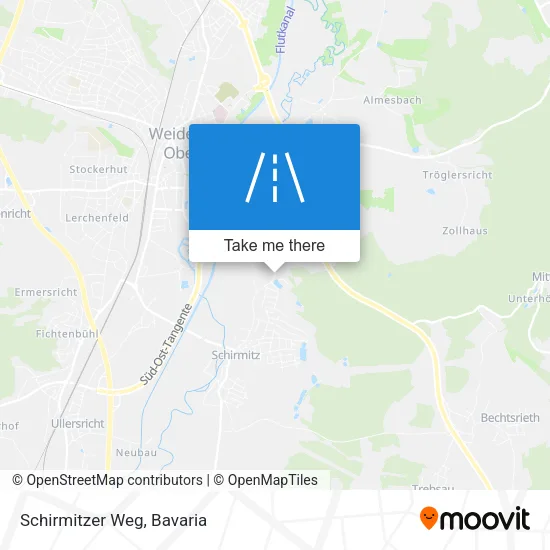Карта Schirmitzer Weg