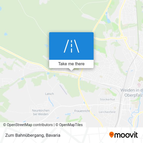 Zum Bahnübergang map