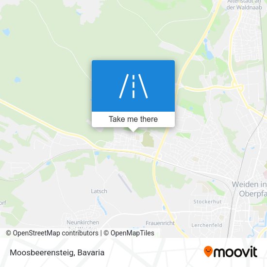 Moosbeerensteig map