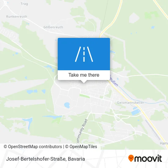 Карта Josef-Bertelshofer-Straße